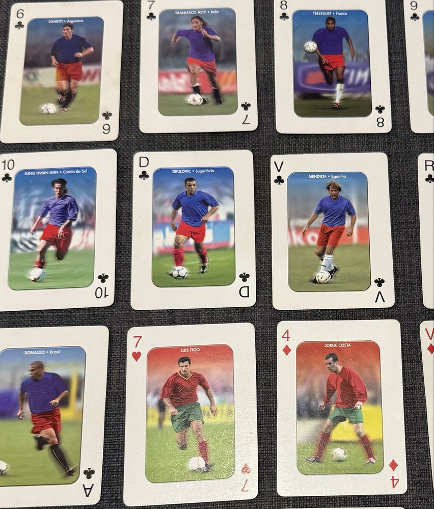 Baralho de cartas Mundial FIFA 2002