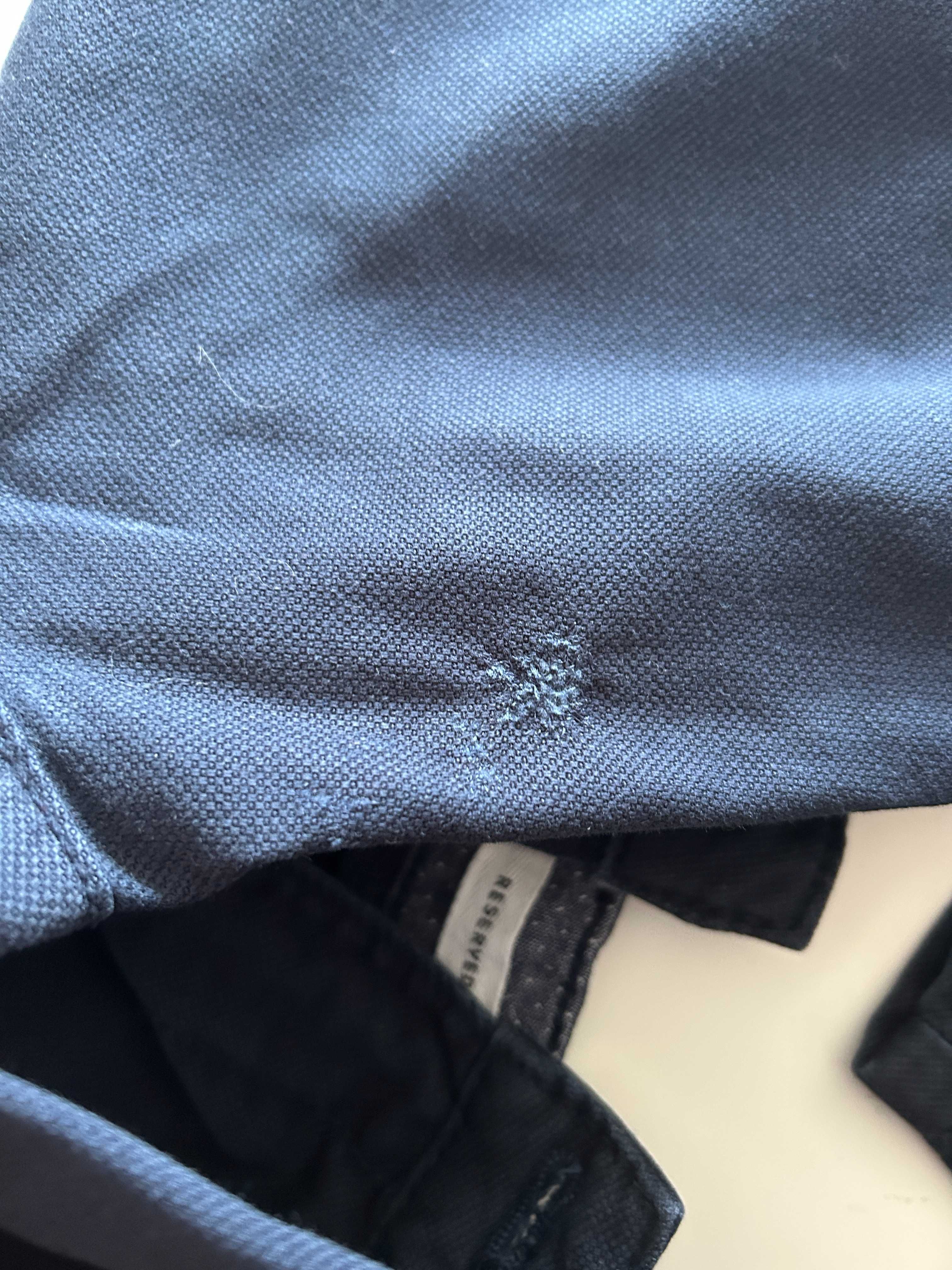 Spodnie chłopięce typu chinos Reserved granatowe rozmiar 152