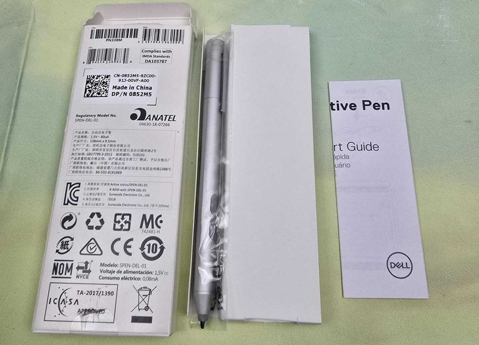 Новий стилус Dell PN338M Active Stylus Pen Silver P/N VDJY3