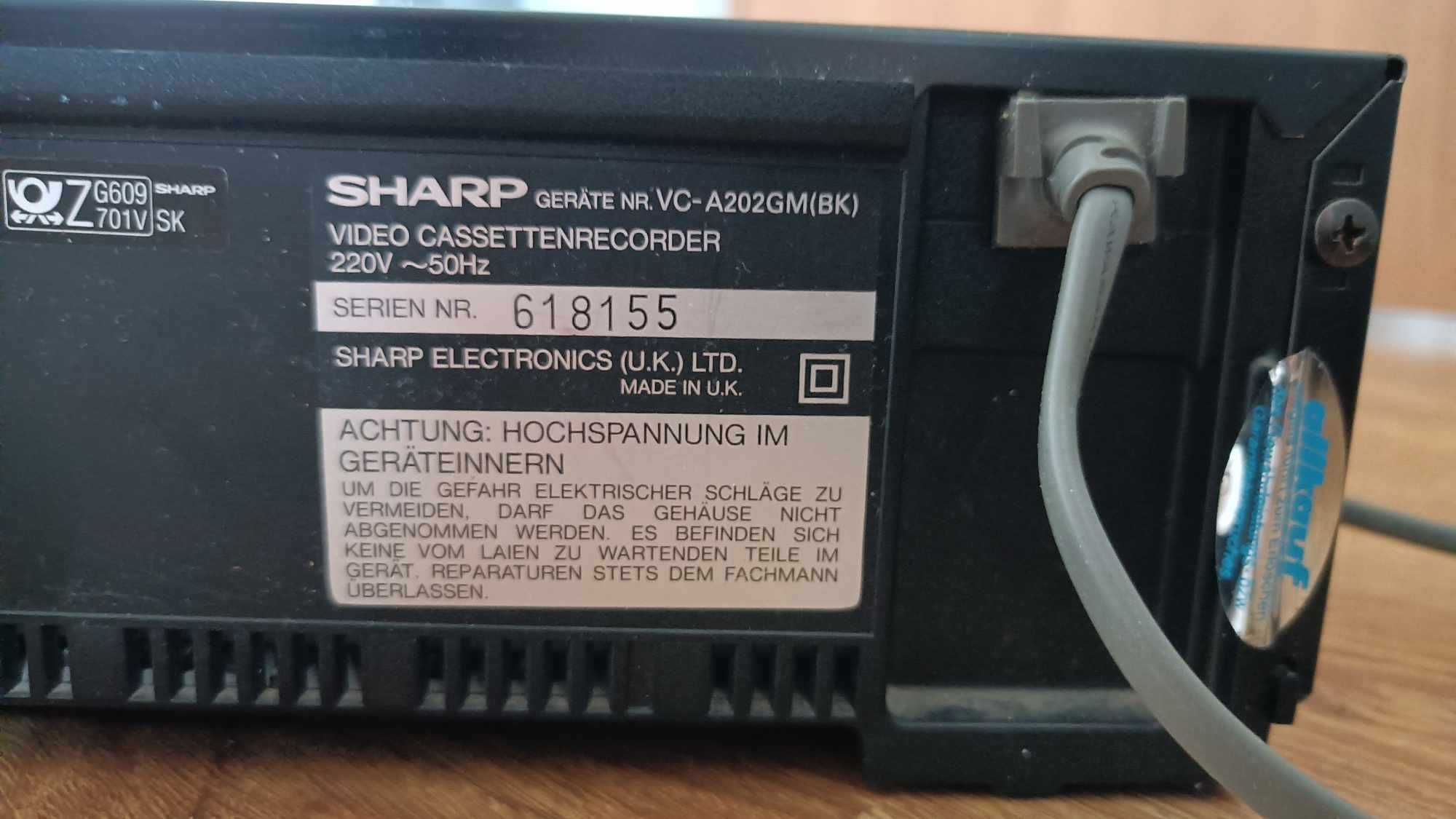 Magnetowid VHS SHARP vc-a244gm