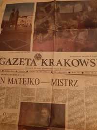 Gazeta Krakowska 1988 rok poczet królów Jan Matejko