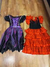 Карнавальные костюмы :платья (красное и синее) на 2года