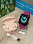 Zestaw słuchawki bezprzewodowe plus zegarek Smart watch