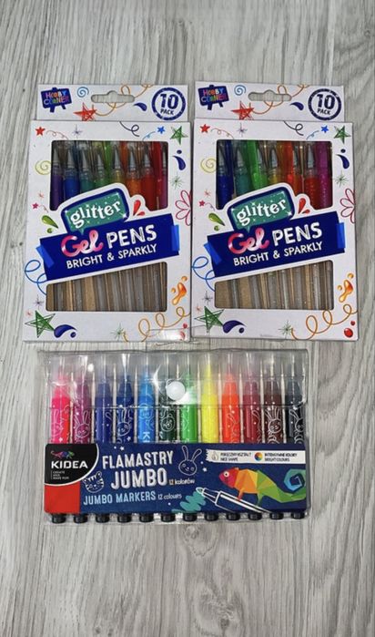 Zestaw Długopisów i Flamastrów