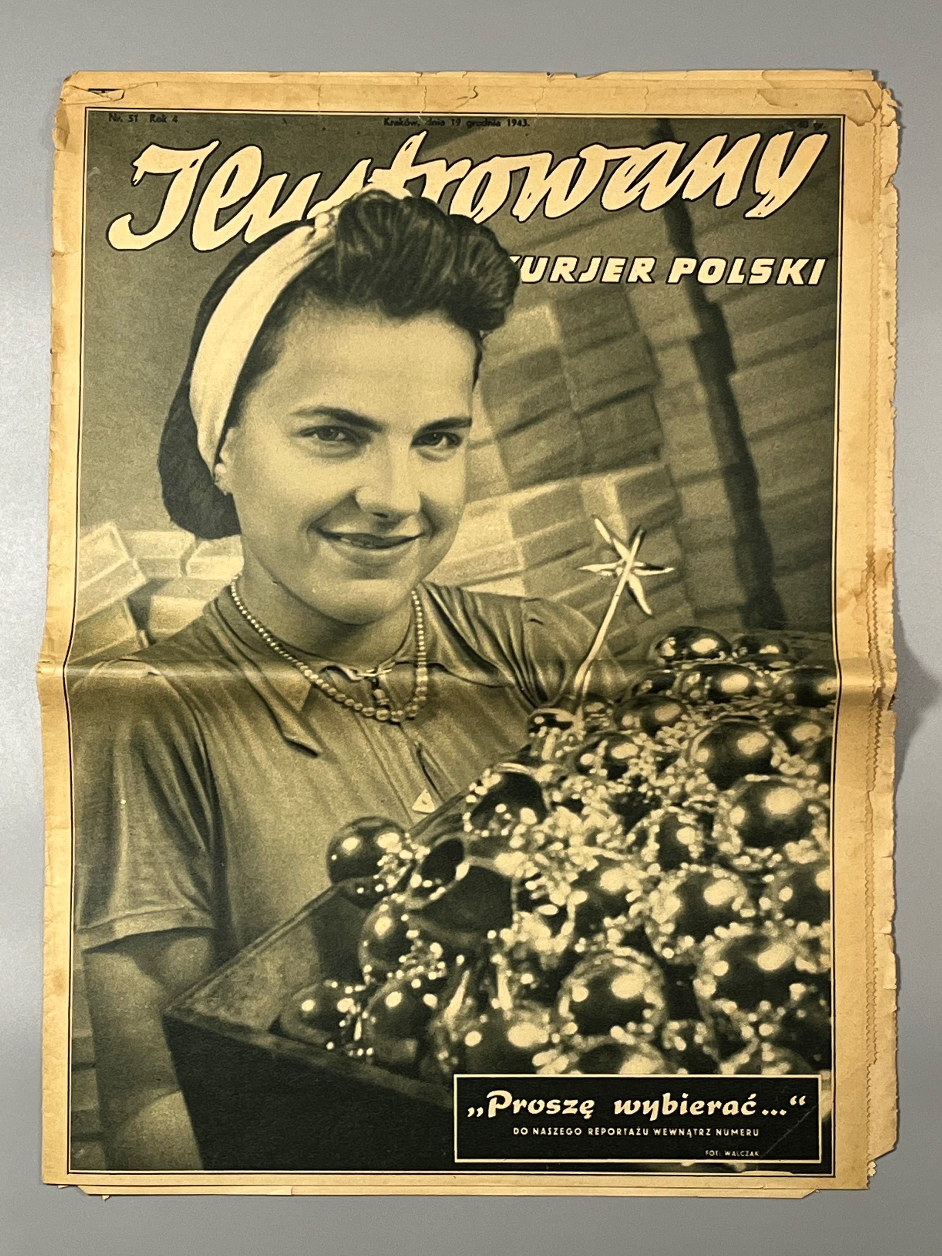 "Ilustrowany Kurier Polski" 1943 r. czasopismo gazeta propaganda WW2