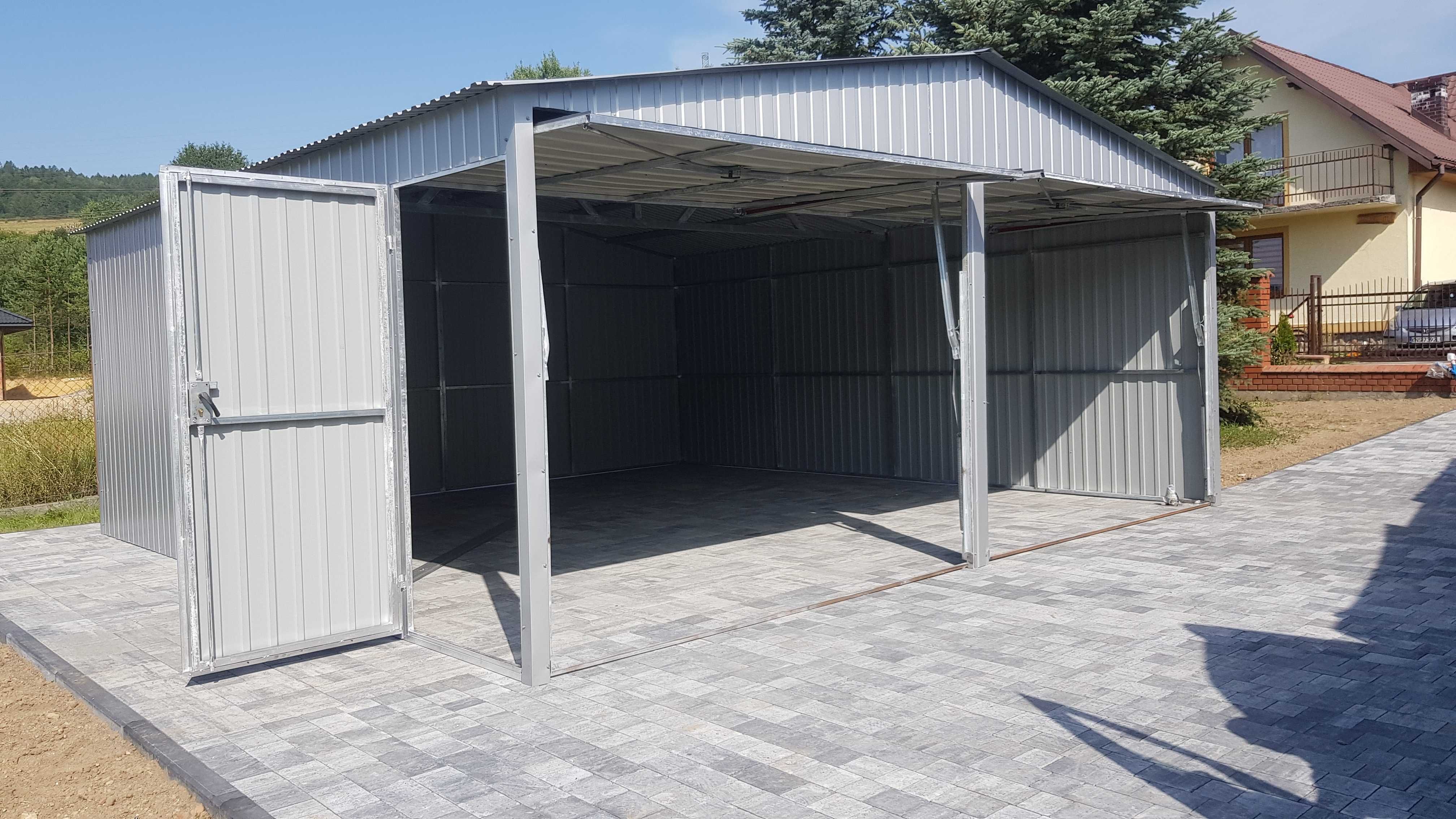 Garaż blaszany 6x6 kolor