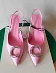 Buty na obcasie z efektem satyny Zara r.39 -nowe