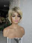 Peruka blond 3D z odrsostem KBS-29 zmiana grzywki naturalny efekt