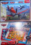 Puzzle Disney Planes Samoloty gra interaktywna Auta Cars Zygzak Mcquen