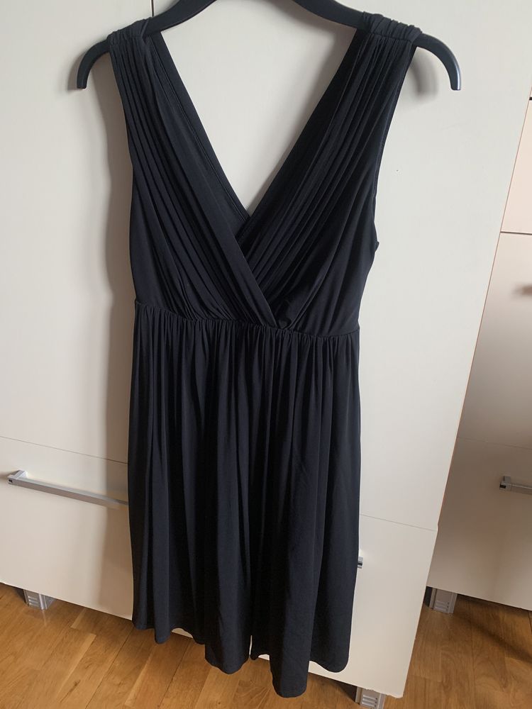 Elegancka czarna sukienka 36 S