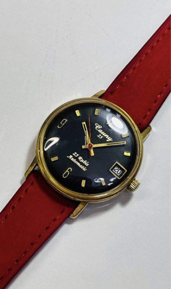 Cauny Automatic 25 Rubis Ouro Anos 70