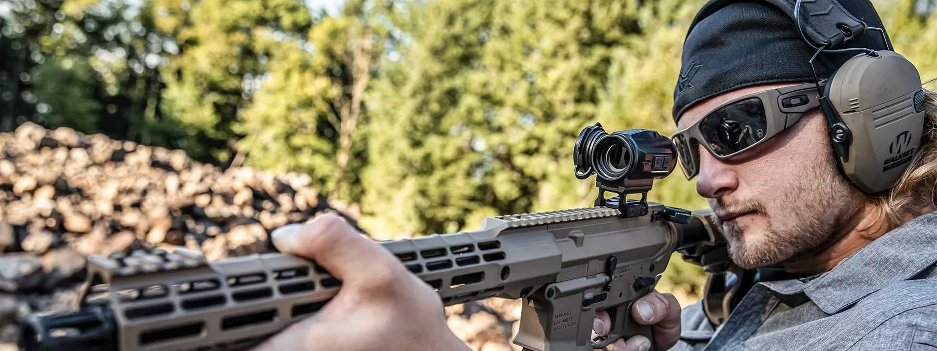 Коллиматорный прицел Vortex Spitfire 3X на Weaver с сеткой AR-BDC4