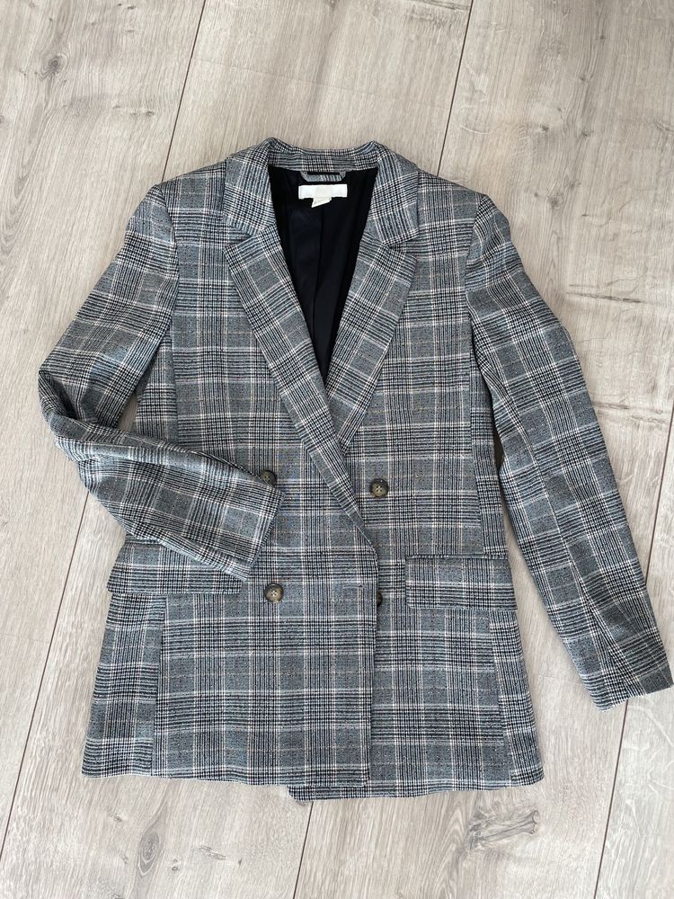 Marynarka w kratę z H&M