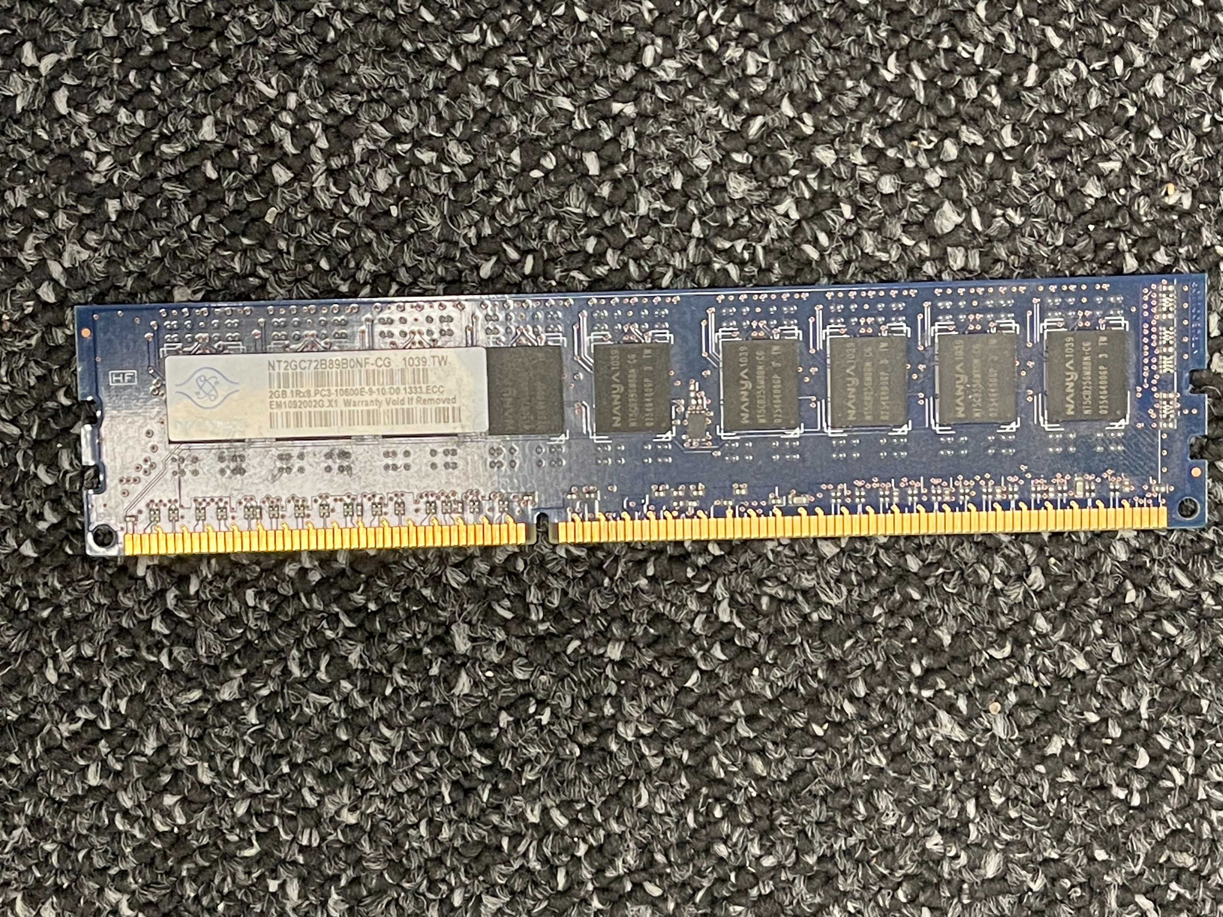 Nanya NT2GC72B89B0NF-CG 2GB DDR3 1333MHz ECC
