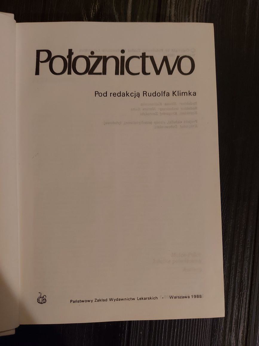 Położnictwo Rudolf Klimek