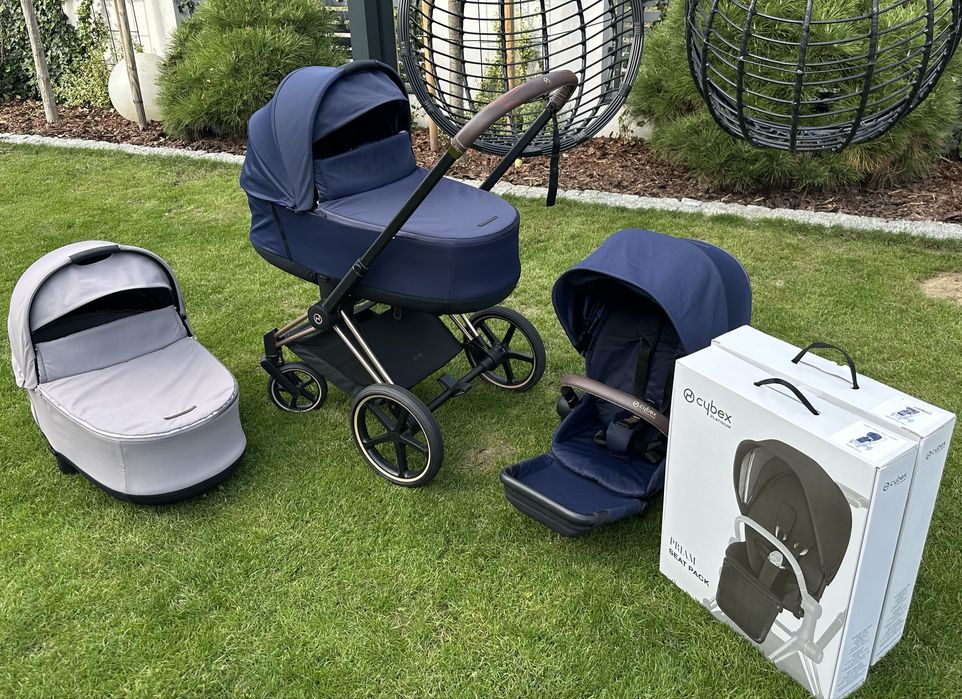 Cybex Priam 2.0 Rosegold duży zestaw