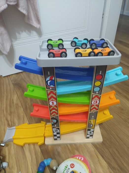 Zestaw zabawek drewnianych motesori montessori