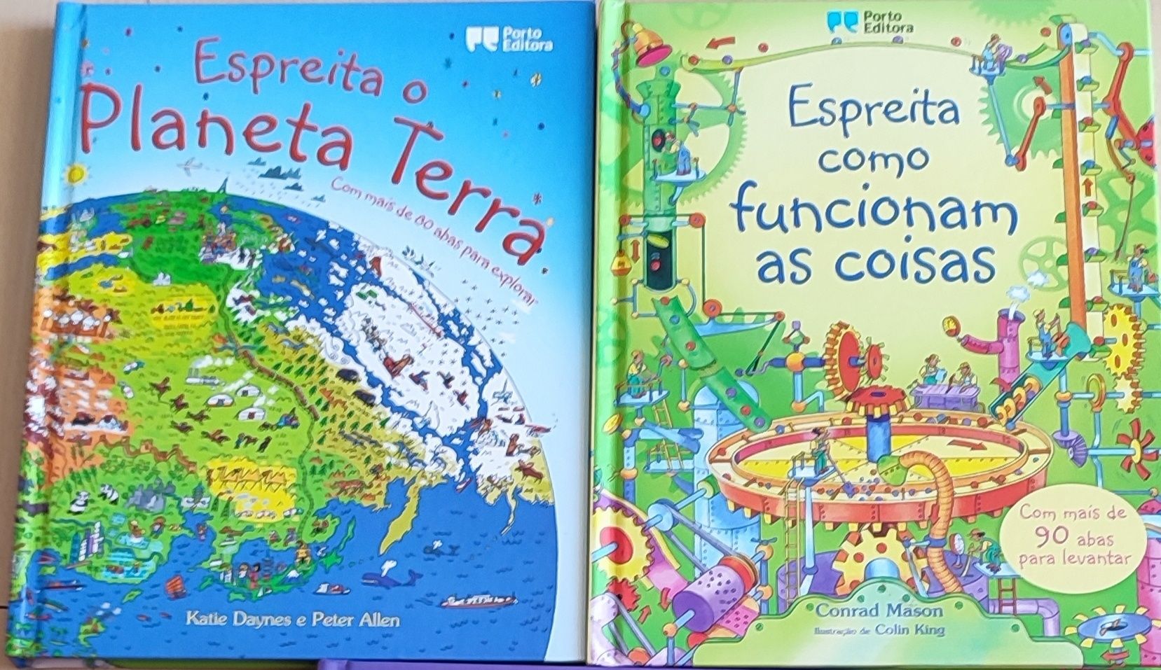 2 livros da coleção "Espreita" - Porto Editora