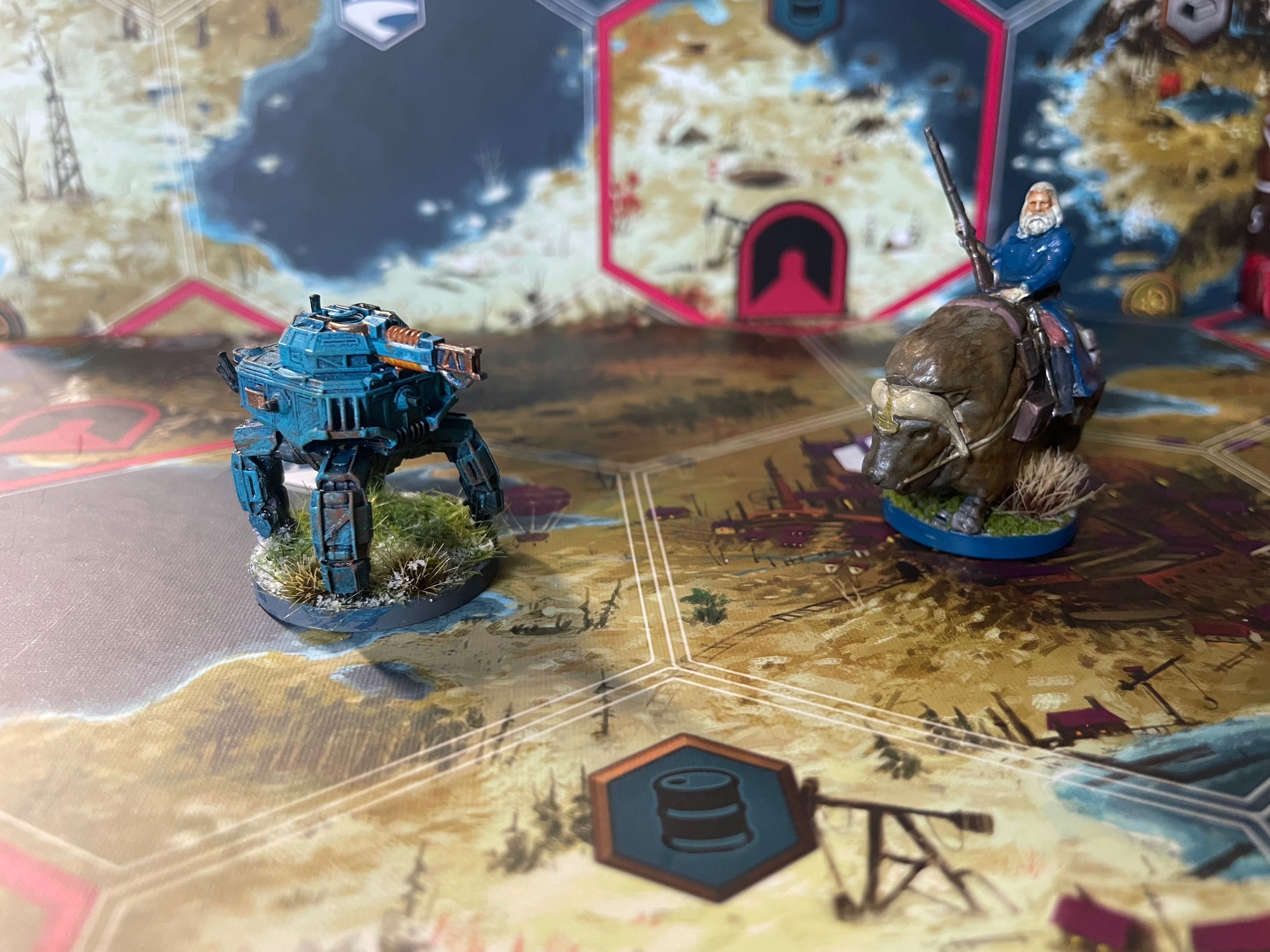 Zestaw alternatywnych Mechów do gry Scythe