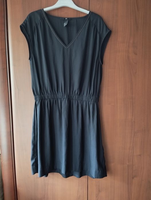 H&M чорна сукня S/M літня 8 розмір