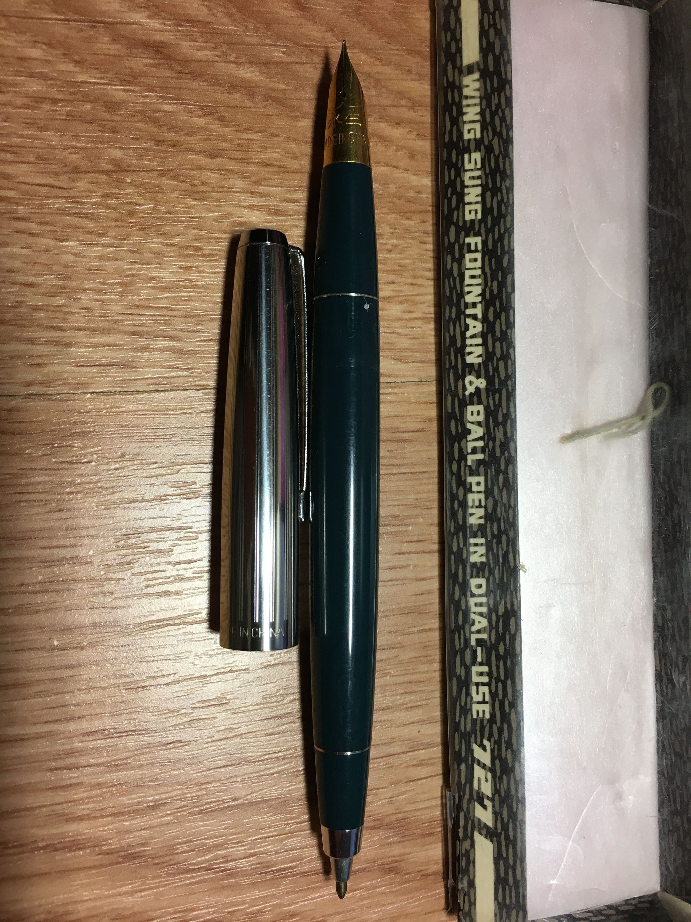 Ручка дуос WiNG SANG end BALL PEN IN DUAL-USE 727