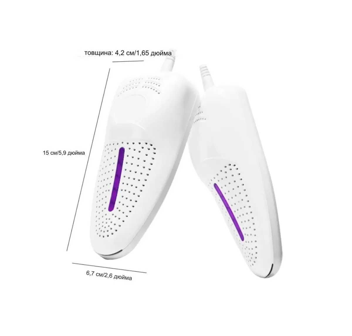 Електрична сушарка для взуття від USB Shoe Dryer з ультрафіолетом