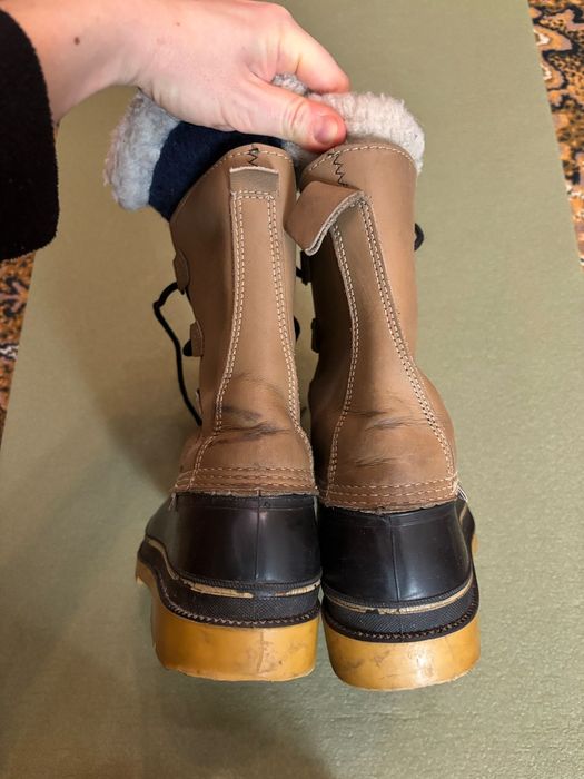 Мисливські рибальські зимові гумові чоботи Kamik Canada. 32 cм