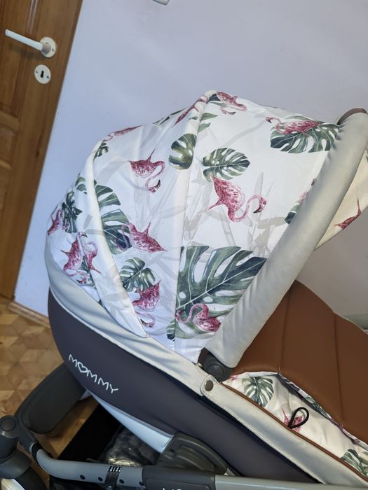 Wózek 3w1 Babyactive flamingi dziewczynka