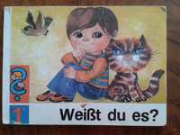 Книга-картонка на немецком языке Weisst du es?