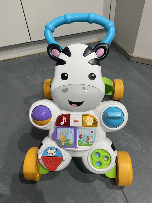 Fisher Price zebra interaktywna, zabawka chodzik