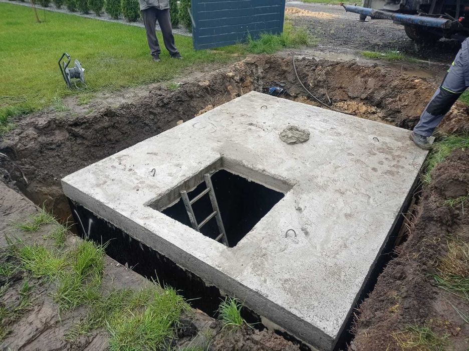 Szamba Betonowe Zbiorniki Szambo KOMPLEKSOWO z WYKOPEM 4,5,6,8,10,12m3