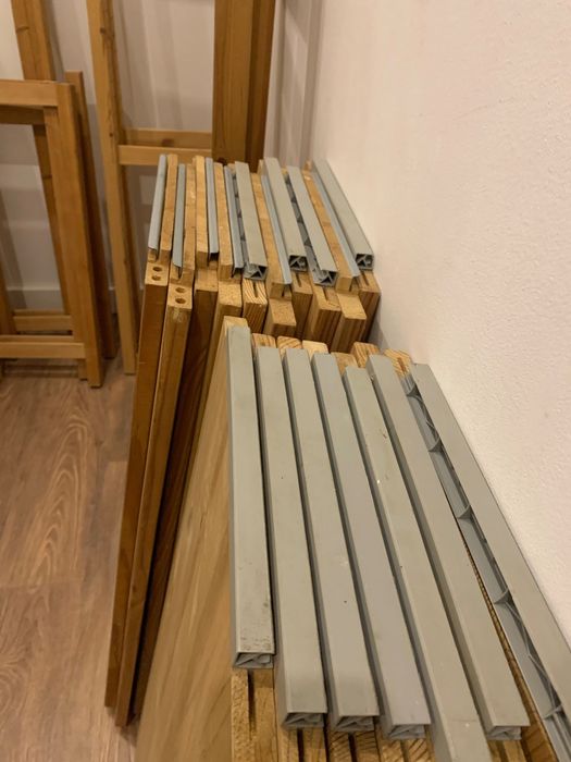 Estantes IVAR com 20 prateleiras