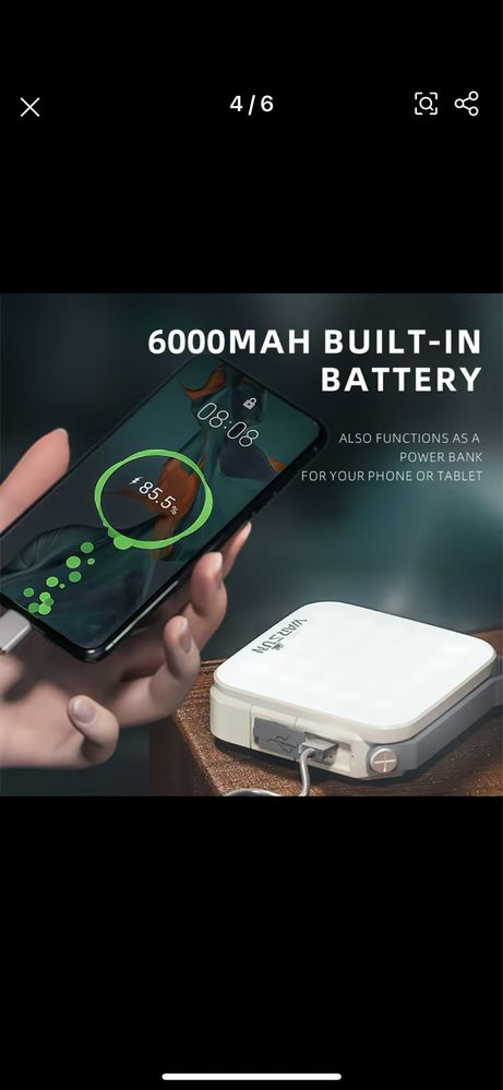 Ліхтарик, світильник, powerbank