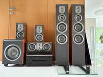 Zestaw kina domowego 5.1 JBL seria ES amplituner ONKYO i BLU-RAY