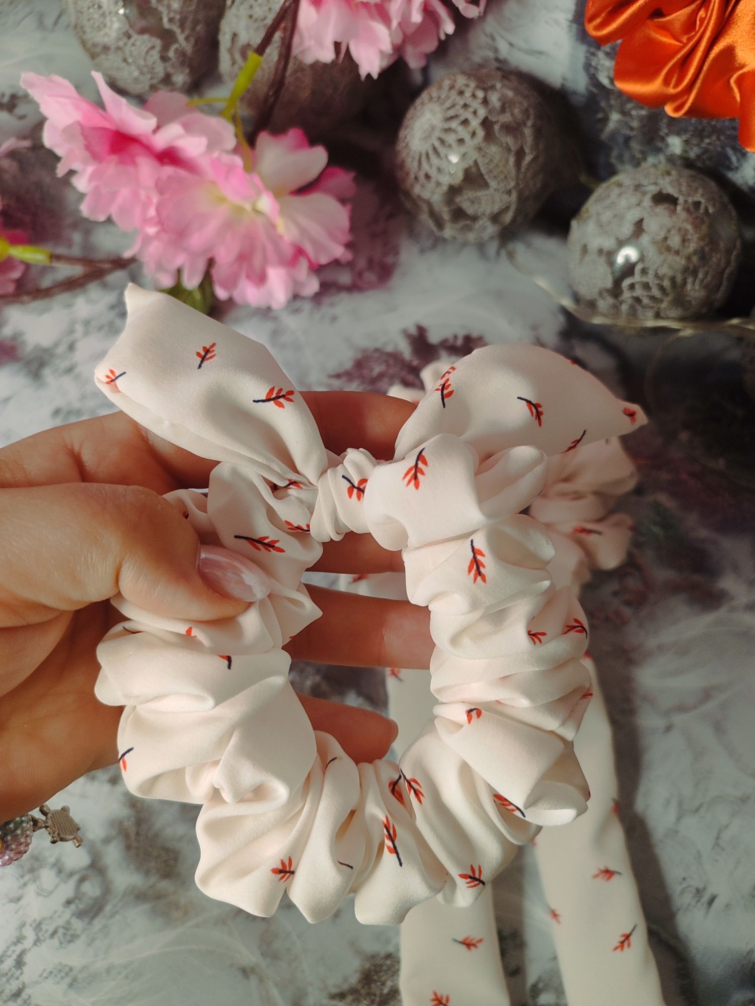 Scrunchie do włosów rozm S Silk
