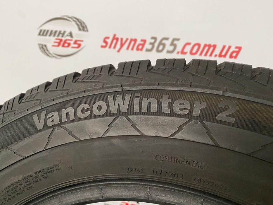 205/65 r16c continental vancowinter 2 6mm шини бу зима