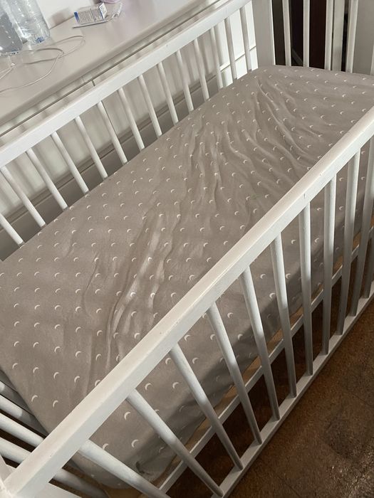 Berço de bebe mais trocador e organizador