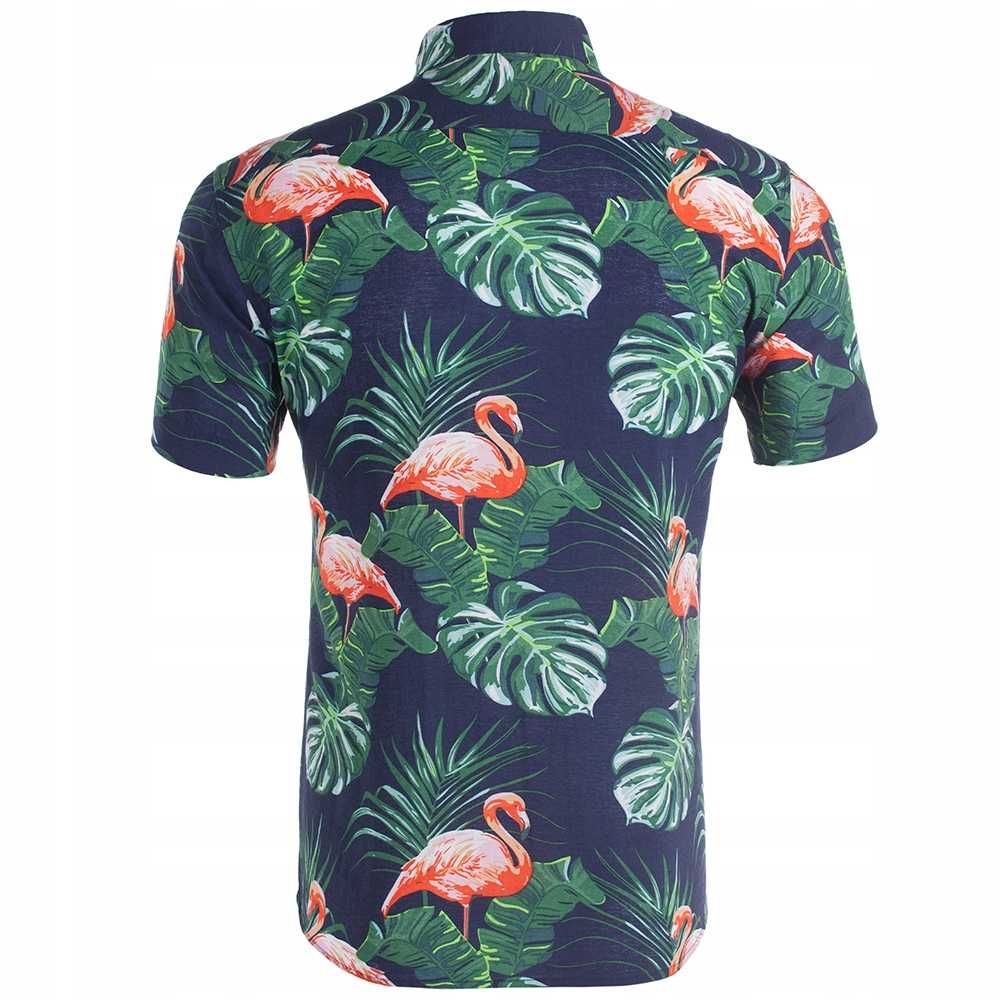 Koszula Hawajska Na Lato Wakacje Island Vibes r. XL