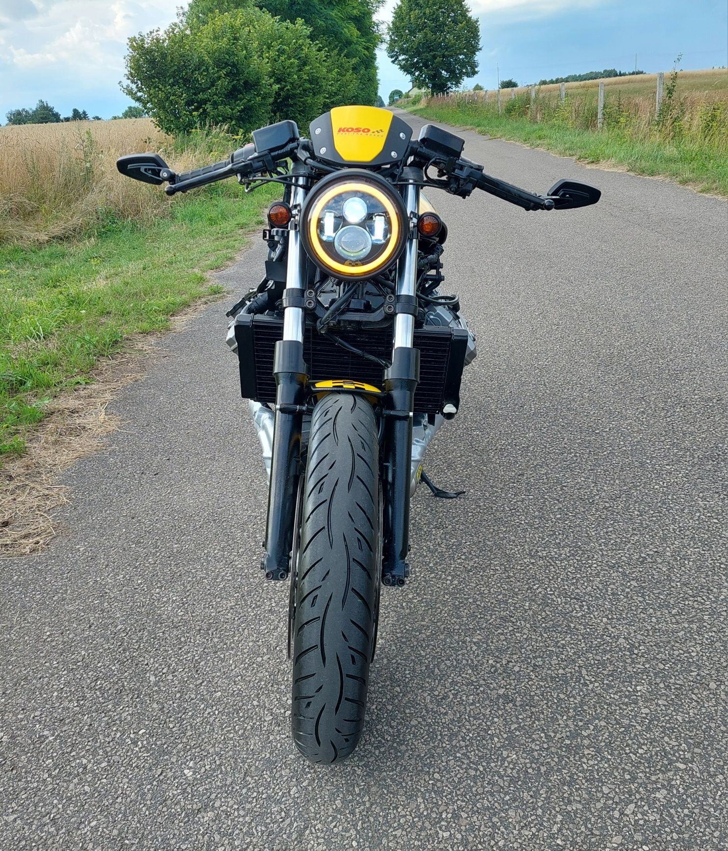 Honda st1100, silnik v4, custom, street, cafe racer, kozak