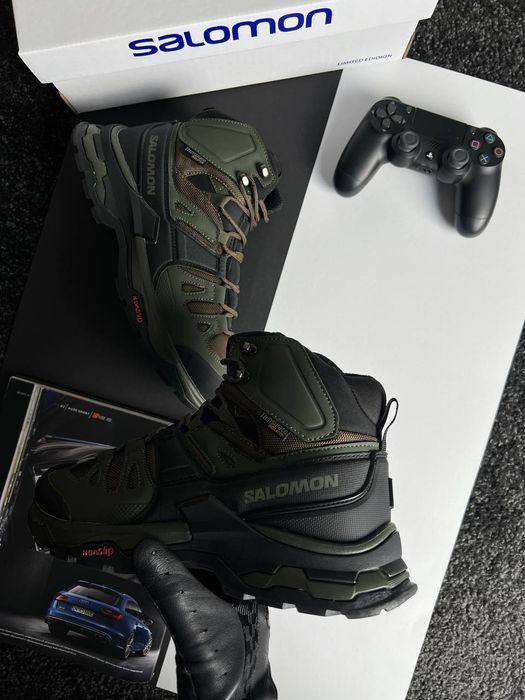 Зимові кросівки чоловічі Salomon Quest 4 GTX Fur 41-46р Хутро Gore-Tex