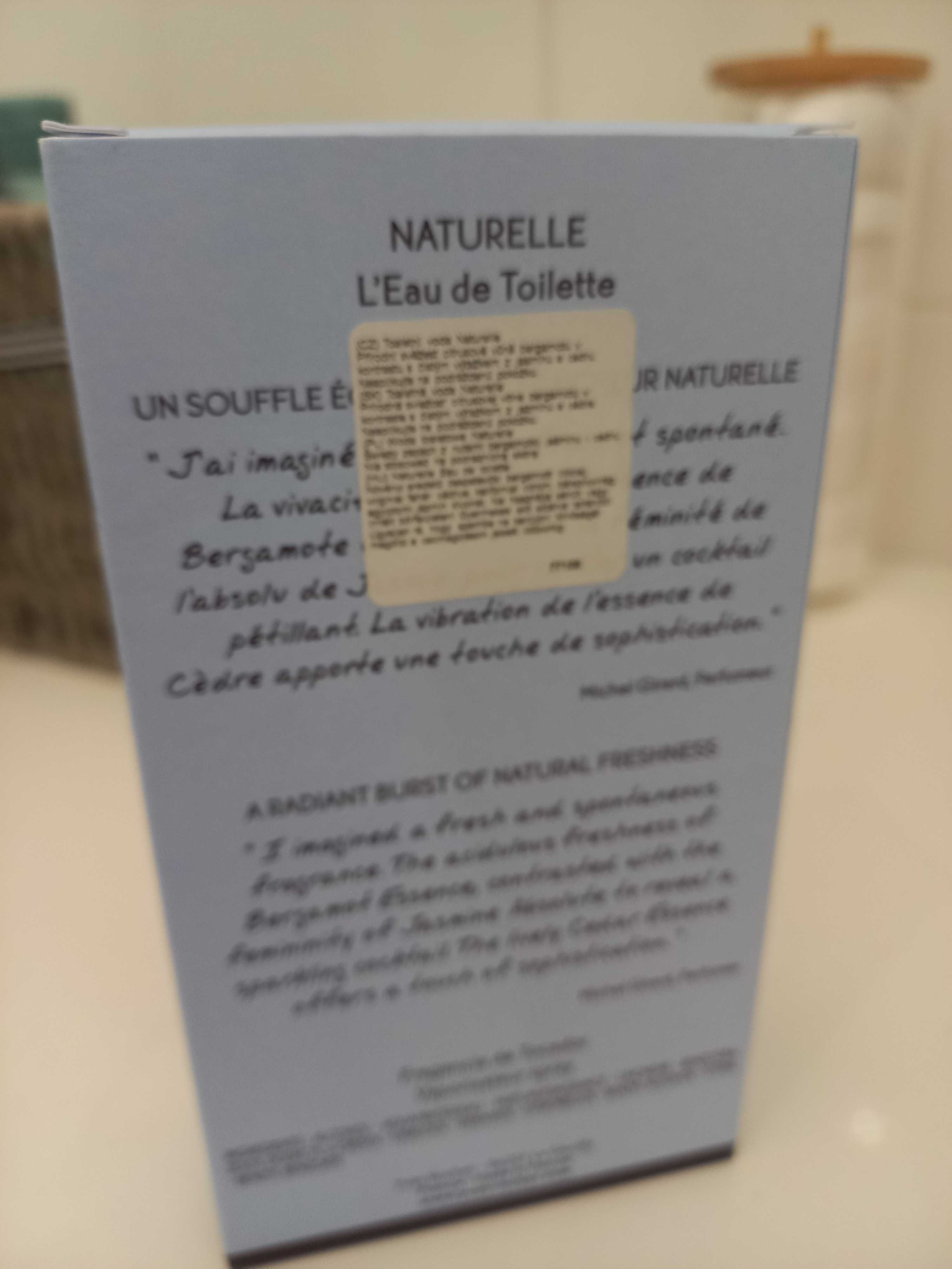 woda perfumowana Yves Rocher Naturelle - nowa 75 ml