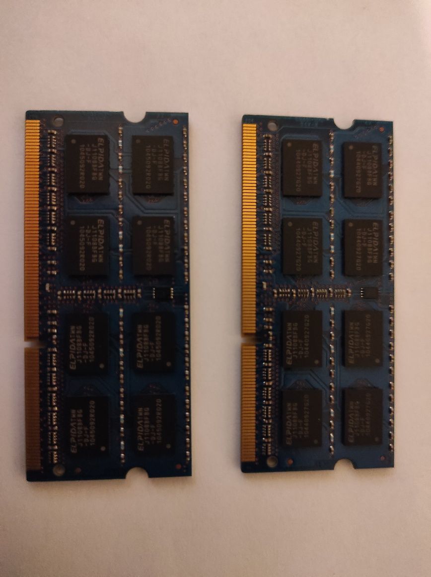 Pamięć RAM DDR3 Elpida 4GB (2x2GB) JAPAN 1600mhz PC3-12800S