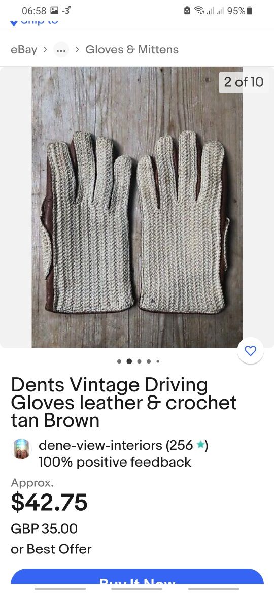 Кожаные перчатки. Dents.