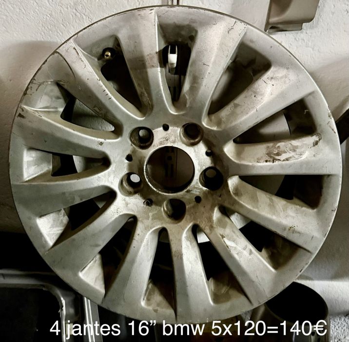 4 jantes bmw 16” furação 5x120