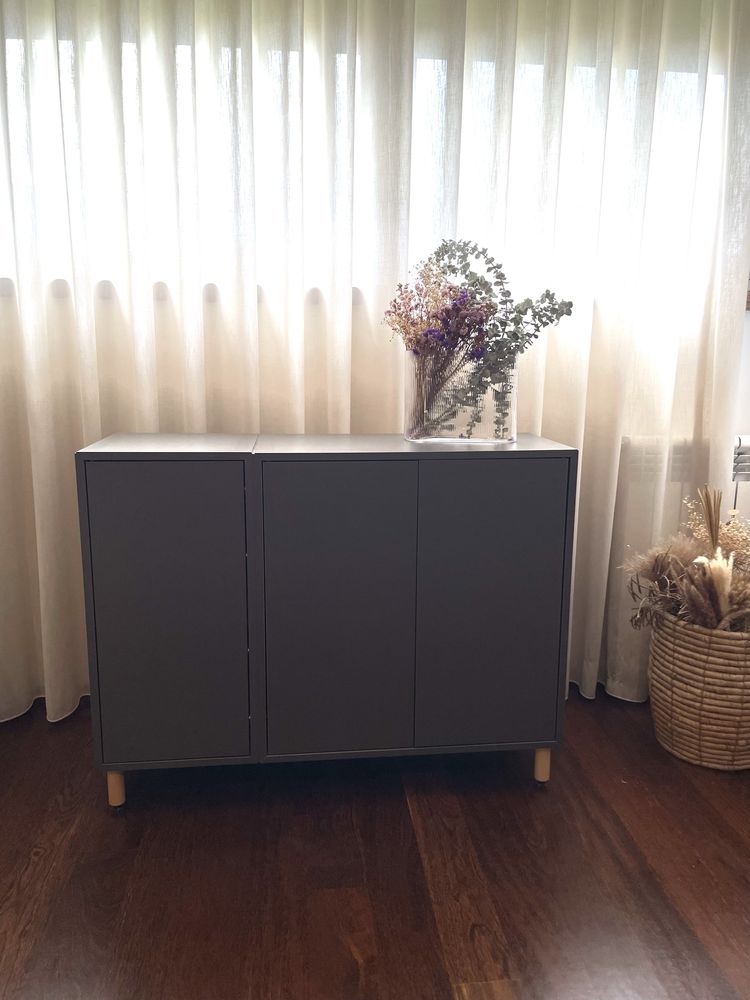 Móvel/Sapateira Eket cinzenta IKEA
