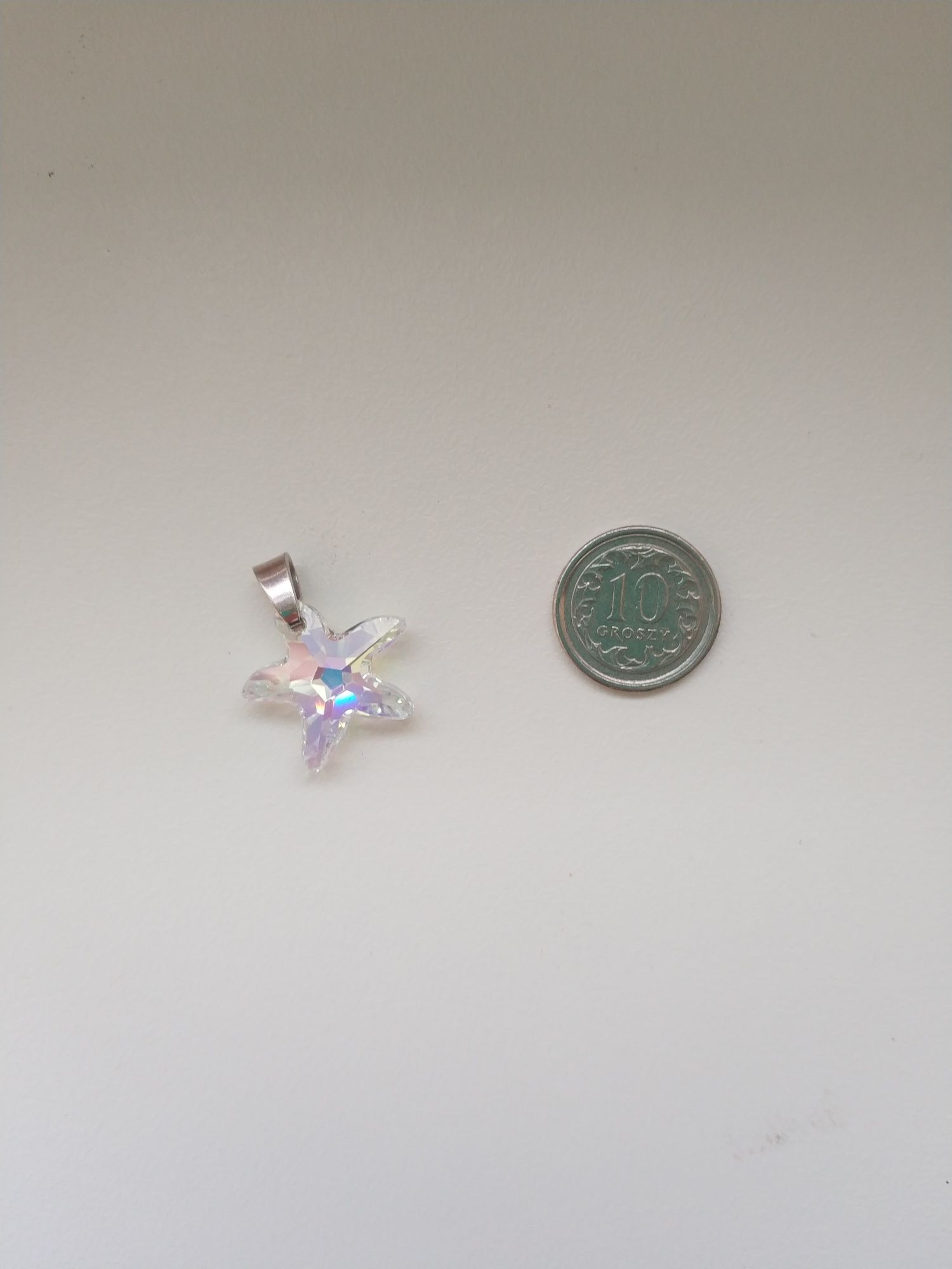 Gwiazdka gwiazda Swarovski zawieszka wisiorek