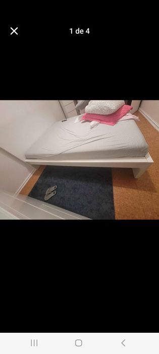 Cama ikea 200x 160 , em ótimo estado,  usado 2 anos ..sem colchão