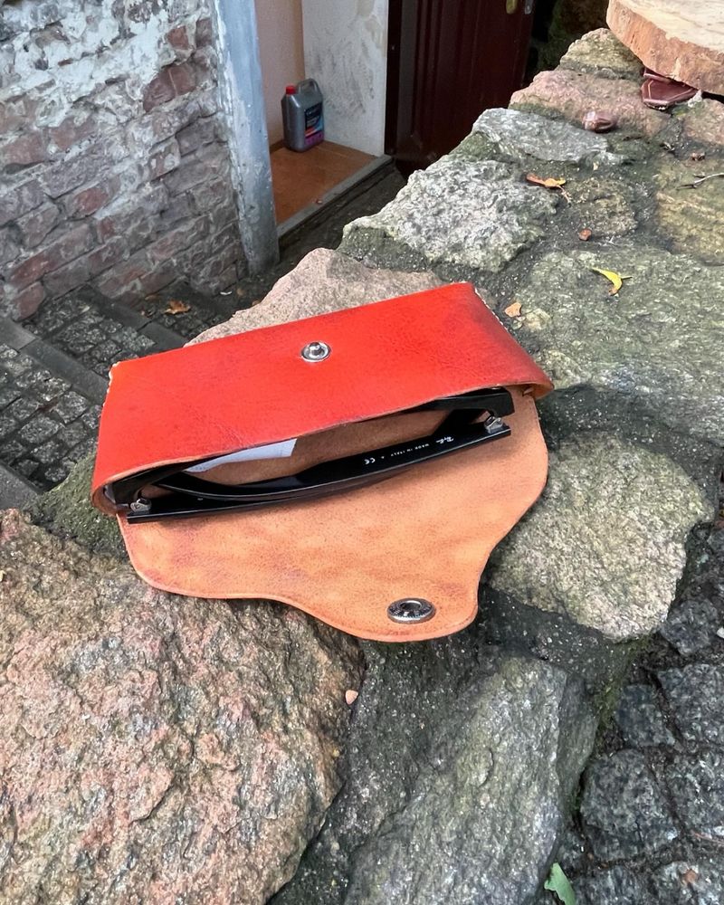 Etui na okulary ręcznie robione
