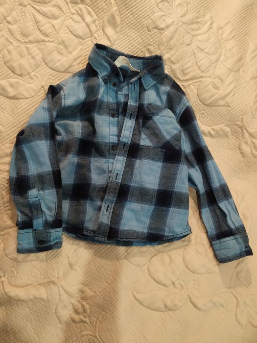 75 Koszula flanelowa w krate H&M 116
