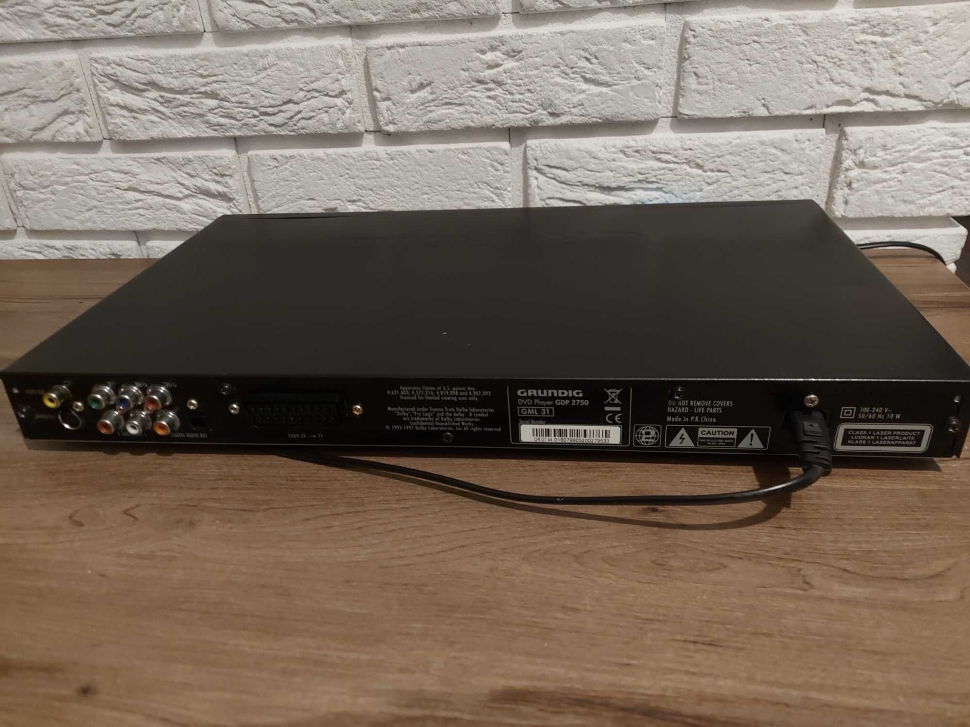 Odtwarzacz DVD player GRUNDIG GDP 2750 Kolekcjonerski RETRO